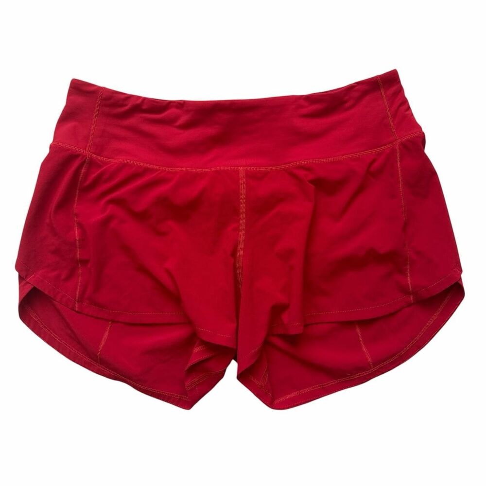 Lululemon red shorts size 8